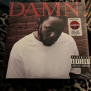 Unopened limited edition Kendrick lamar green vinyl